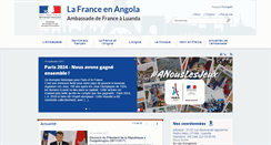 Desktop Screenshot of ambafrance-ao.org